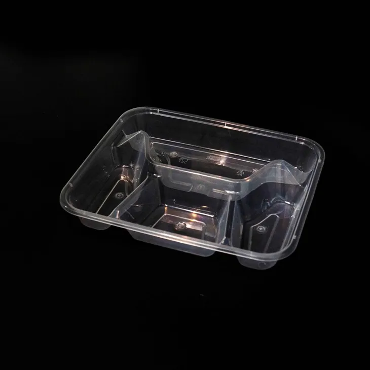 Microwave-Safe Divided Plastic Food Containers - Ready for Heating (4)