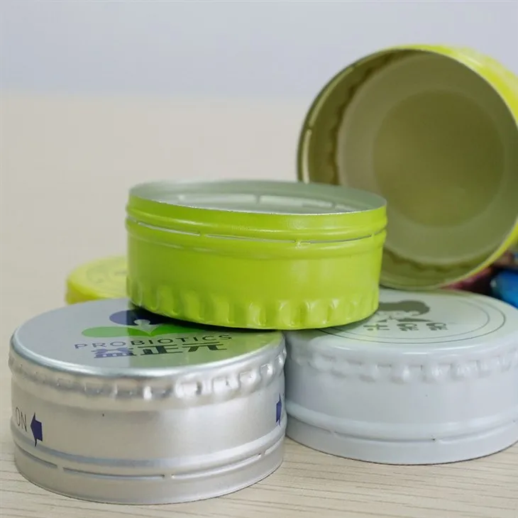 Water Screw Aluminum Bottle Caps 0.38 mm 74.7 mm For Spanish Type Glass Bottles Cans With Caps Metal Silver 40mm Gold Lid